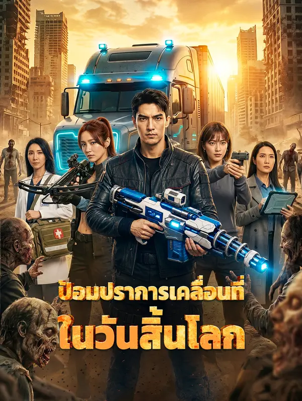 โปสเตอร์ ป้อมปราการเคลื่อนที่ ในวันสิ้นโลก(พากย์เสียง)
