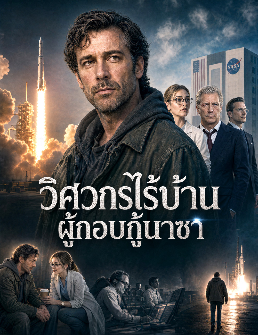 โปสเตอร์ วิศวกรไร้บ้าน ผู้กอบกู้นาซา（ฉบับพากย์ ）
