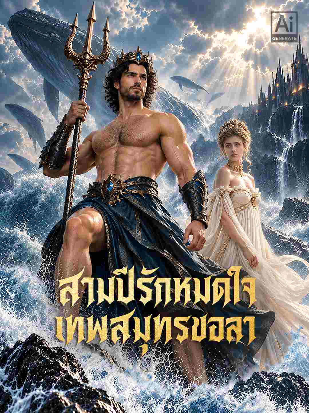 โปสเตอร์ สามปีรักหมดใจ เทพสมุทรขอลา