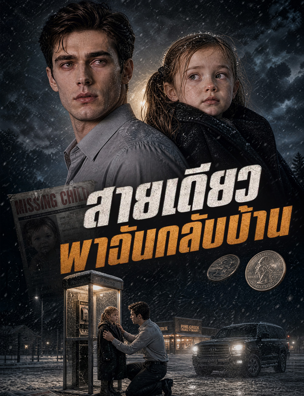 โปสเตอร์ สายเดียว พาฉันกลับบ้าน（ฉบับพากย์ ）