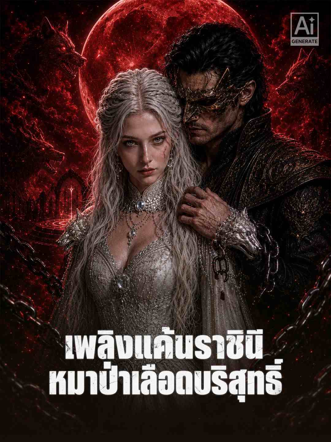โปสเตอร์ เพลิงแค้นราชินีหมาป่าเลือดบริสุทธิ์